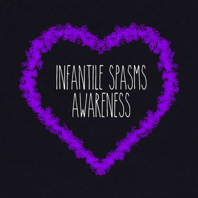 Infantile Spasms Awareness Support In Heart by MerchAndrey